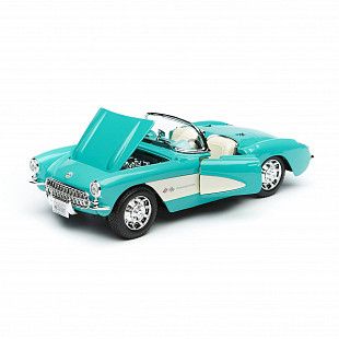 Масштабная модель автомобиля Maisto 1:24 Шевроле Корвет (1957) (31275) blue