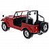 Машинка Bburago 1:24 Jeep Wrangler (18-22033) red