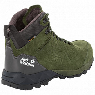 Ботинки мужские Jack Wolfskin Cascade Hike Lt Texapore Mid M dark moss / phantom
