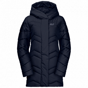 Пальто женское Jack Wolfskin Kyoto Coat W midnight blue