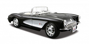 Масштабная модель автомобиля Maisto 1:24 Шевроле Корвет (1957) (31275) black