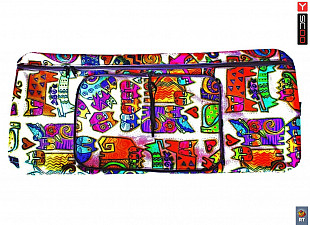 Чехол-портмоне для самоката Y-Scoo 125 Кошки multicolour