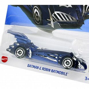 Машинка Hot Wheels Базовой коллекции Batman & Robin Batmobile 54/250 (5785 HTD51) mainline 2024
