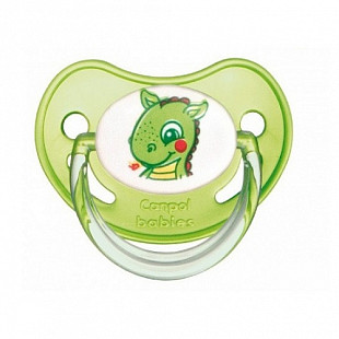 Пустышка Canpol babies Силиконовая Анатомическая Сказка 6-18 мес 22/504 Green