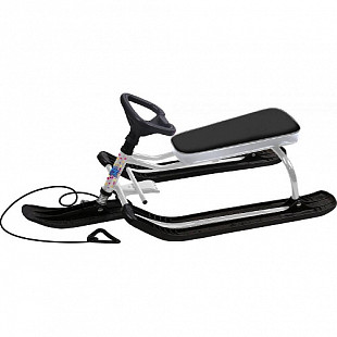 Снегокат Nika Эконом ТСЛ white/black