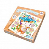 Аппликация бусинами Десятое Королевство Жемчужинка "Котенок-озорник" 01974