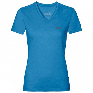 Футболка женская Jack Wolfskin Crosstrail T Women brilliant blue