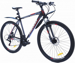 Велосипед Favorit Bullet Pro D 29" (2019) Grey/Red