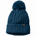 Шапка мужская Jack Wolfskin Stormlock Pompom Beanie poseidon blue 1905091-1134561