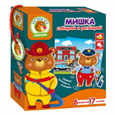 Развивающая играс подвижными деталями Vladi Toys Мишка VT2109-06