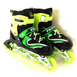 Роликовые коньки Favorit B-113 Green