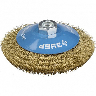 Щетка коническая гофрированная Зубр d=125 мм/М14 35267-125_z02