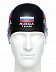 Шапочка для бассейна (плавания) взрослая Mad Wave Print Russian Team black Шапочка для бассейна (плавания) взрослая Mad Wave Print Russian Team black