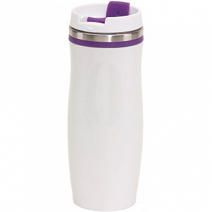 Термокружка Inspirion Crema 304119 White/Violet