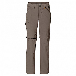 Брюки детские Jack Wolfskin Safari Zip Off Pants K Brown