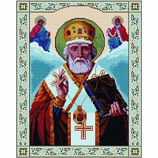 Картина из страз Picasso Икона Николая Чудотворца PD4050118