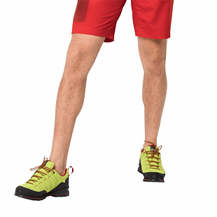 Водонепроницаемые кроссовки мужские Jack Wolfskin Scrambler Lite Texapore Low M lime / red