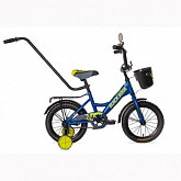 Велосипед с ручкой Black Aqua Fishka 12" KG1227 blue