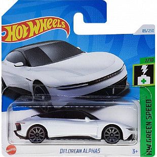 Машинка Hot Wheels Базовой коллекции Delorean Alpha5 85/250 (5785 HTB84) mainline 2024