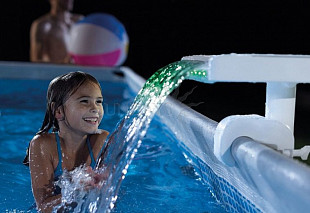 Водопад для бассейна Intex с Led подсветкой  28090