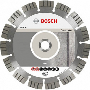 Алмазный круг Bosch 150х22,23 мм бетон 2608602198
