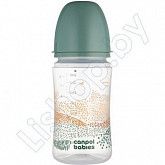 Антиколиковая бутылочка для кормления Canpol babies EasyStart Mountains с широким горлышком 240 мл 3 мес. + (35/243_gre)