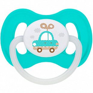 Пустышка Canpol babies Toys Силиконовая Симметричная 0-6 мес. (23/291) turquoise old