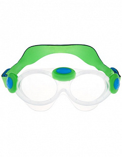 Очки для плавания детские Mad Wave Kids Bubble Mask green