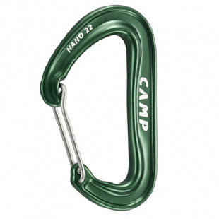 Карабин скалолазный Camp Nano 22 green
