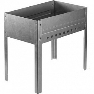 Мангал Рубин-7 Эконом без шампуров (400x250x40 см, толщ. 0,,5 см) 080506-1