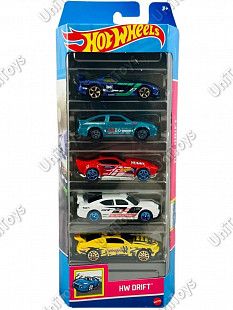 Набор машинок Hot Wheels HW Drift 5 шт. (1806 HLY75)