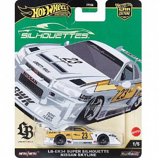 Машинка Hot Wheels LB-ER34 Super Silhouette Nissan Skyline (FPY86 JBK59)