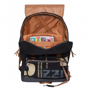 Рюкзак для мальчика GRIZZLY RU-929-1 black/grey