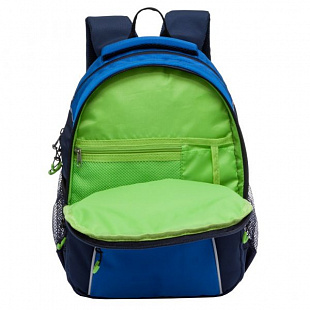 Школьный рюкзак GRIZZLY RB-963-1 blue/dark blue
