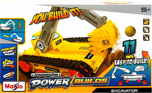 Конструктор Maisto Экскаватор Power Builds 82031