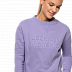 Пуловер женский Jack Wolfskin Winter Logo Sweatshirt W true lavender