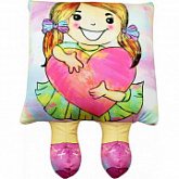 Мягкая игрушка-подушка Мнушки Девочка 01 Ап16сен13