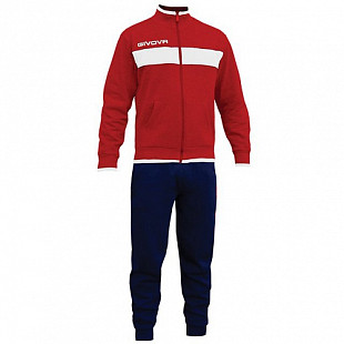 Спортивный костюм Givova Tuta Drops Uomo LF11 red/blue