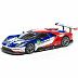 Машинка Bburago 1:32 2017 Ford GT №67 Le Mans (18-41158) blue