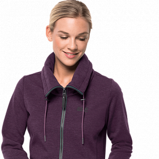 Джемпер женский Jack Wolfskin Sky Thermic Jacket Women aubergine