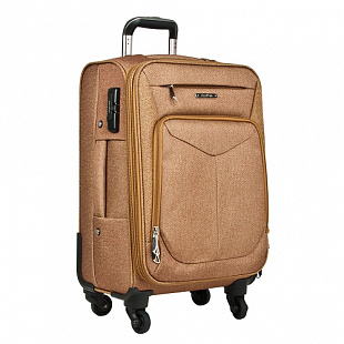 Чемодан средний Polar 24" 2-ой Р8593 light brown