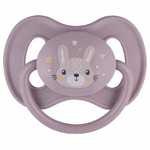 Пустышка Canpol babies Cute Animals Латексная Круглая 0-6 мес. (22/593_new) pink