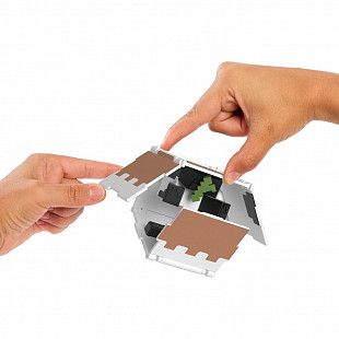 Фигурка Minecraft Flippin' Figs с трансформацией 2в1 Panda + Cake (HTL43 HTL48)