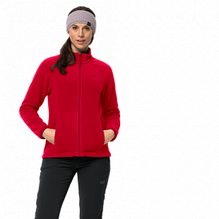 Куртка женская Jack Wolfskin Iceland Voyage 3In1 Women red fire