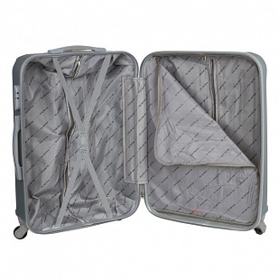 Чемодан средний Polar 24" 3-ой Р12032-07 light grey