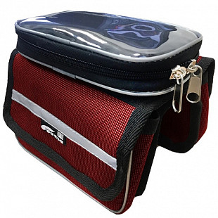 Велосумка Course ПиФОРМ на раму red