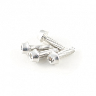 Болт флягодержателя A2Z 7075-T6 4 шт silver WB-4-2