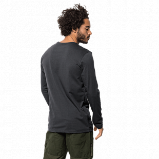 Футболка мужская Jack Wolfskin Mountain Longsleeve M ebony