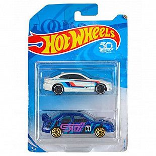 Набор из двух машинок Hot Wheels "Subaru and BMW" (FVN40 FWJ71)