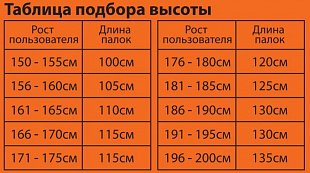 Палки для скандинавской ходьбы Tramp Fitness TRR-011
